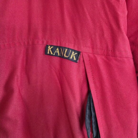 Kanuk Red hooded Parka/ Coat  Made in Canada - Picture 7 of 15
